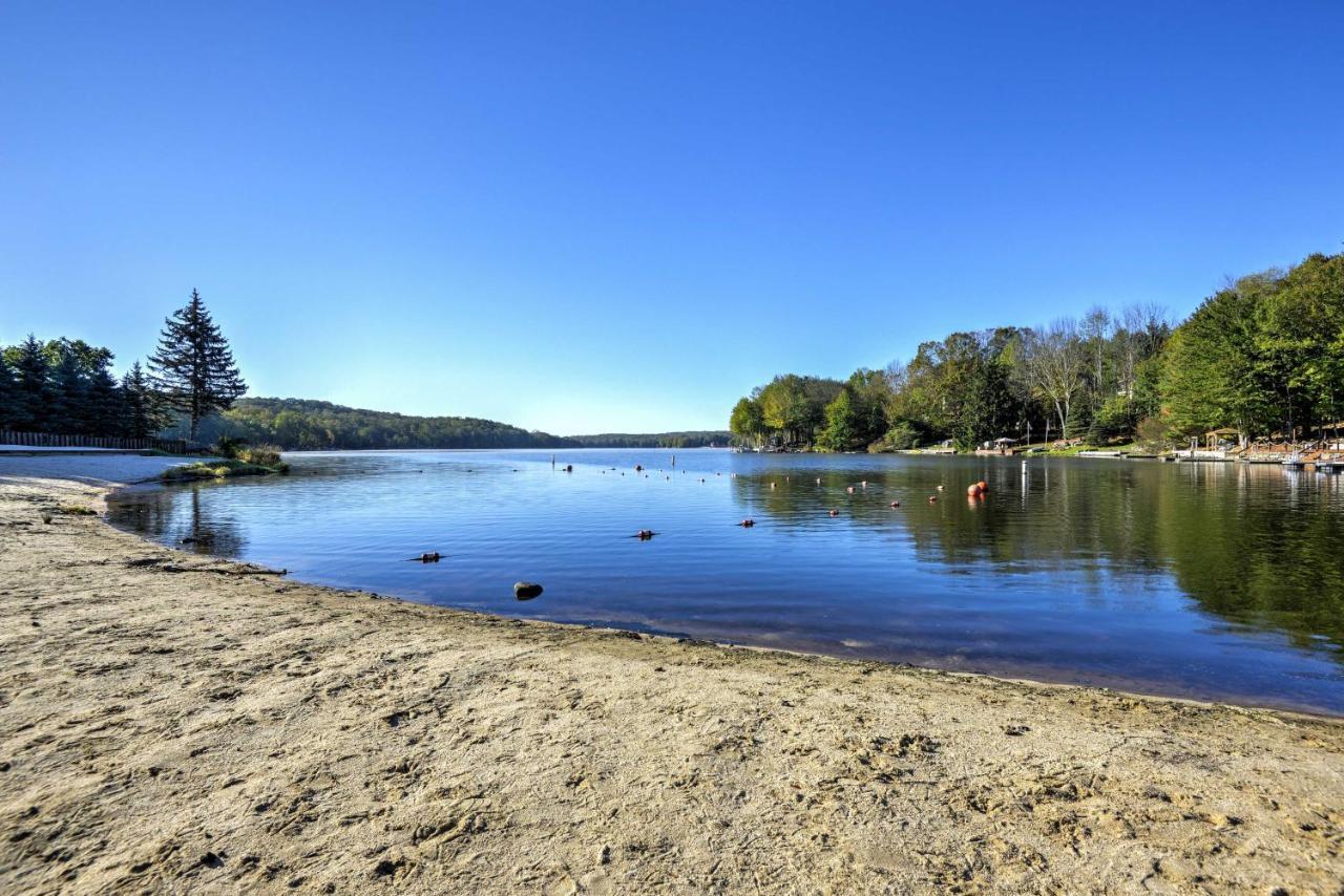 Peaceful Poconos Cabin With Lake Access And Views! Lake Ariel Экстерьер фото